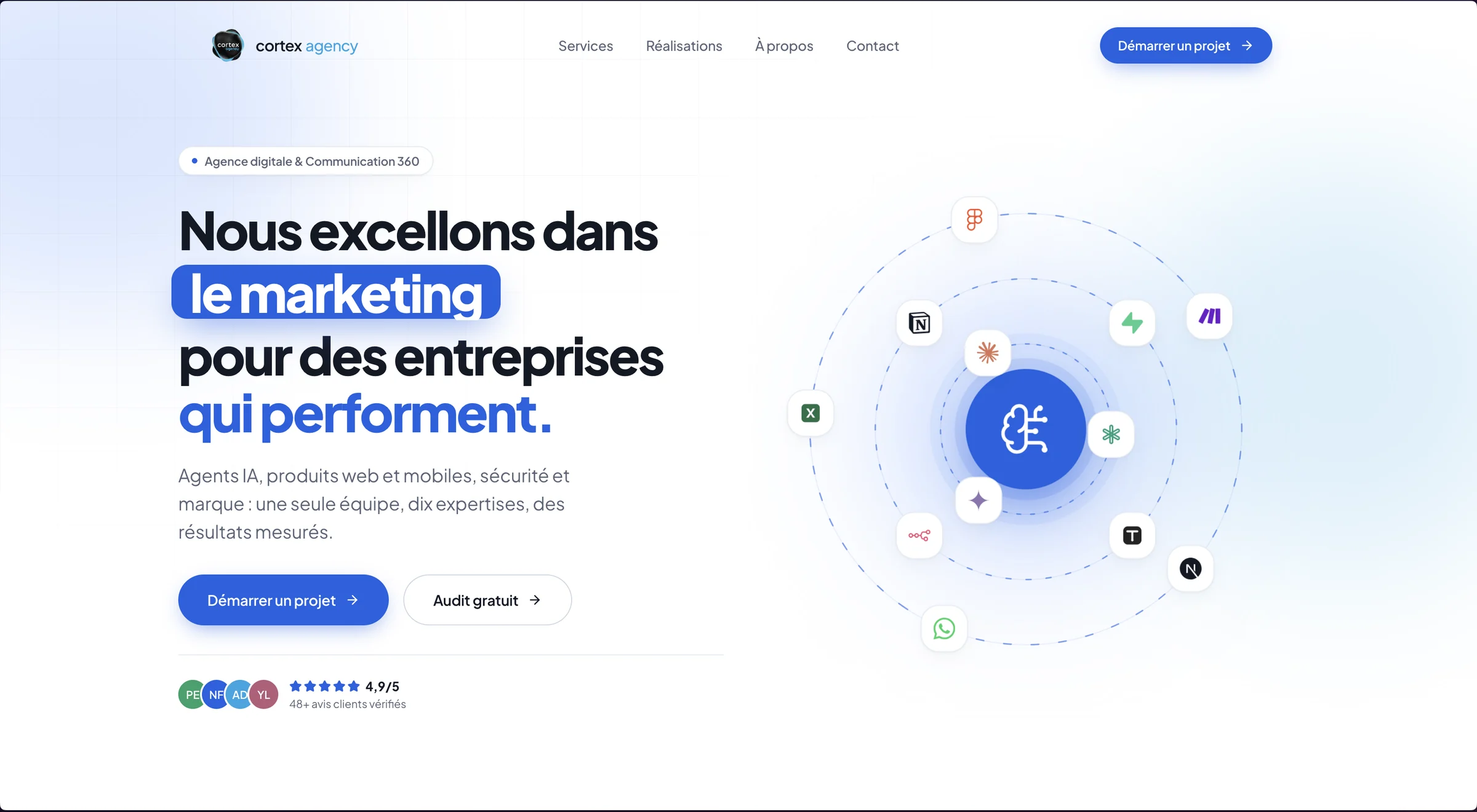 Page d'accueil