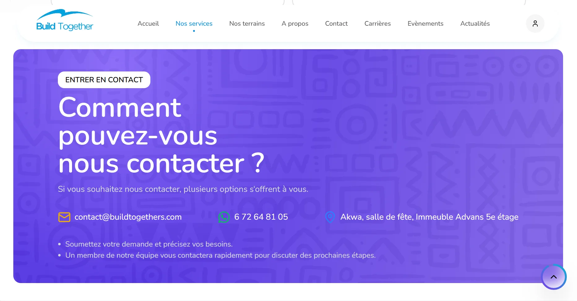 Page contact